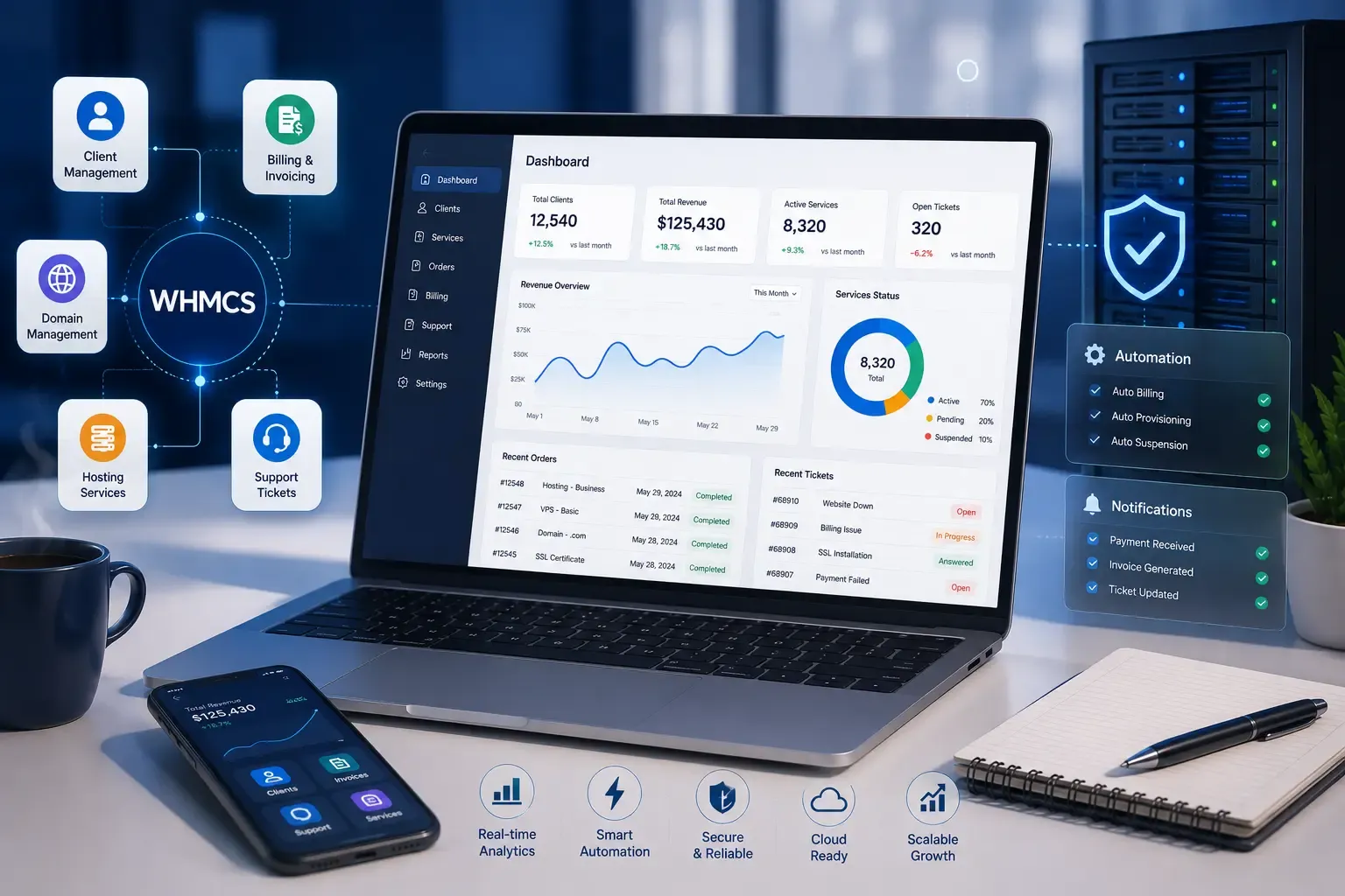 Why SmartersX Is the Future of WHMCS Business Management